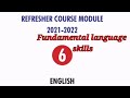 6th English Refresher Course Answer Key Page No 1-16