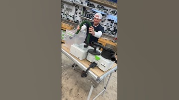 Upgrading the Festool dust collector with a cyclone pre separator #woodwork #tools