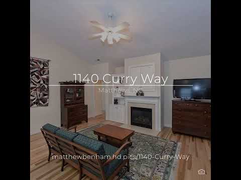 1140 Curry Way, Matthews, NC home video tour
