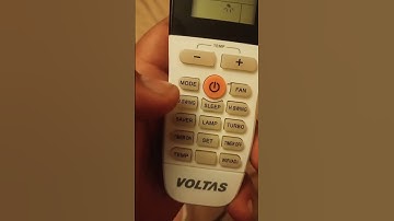 VOLTAS AC REMOTE CONTROL FEATURES