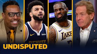 Lakers avoid sweep vs Nuggets: LeBron \& AD dominate, Murray questionable for GM 5 | NBA | UNDISPUTED