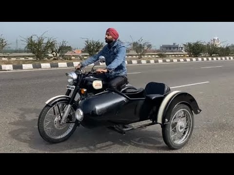 Bullet With Sidecar | Royal Enfield | Sholay | 500cc | Khaira - YouTube