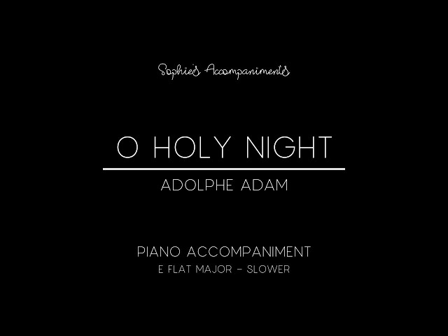 O Holy Night (Cantique de Noel - original key): : Adolphe Aram