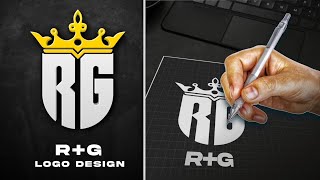 RG Professional Logo Design Tutorial | RG Photography | Atulzalaedits screenshot 2