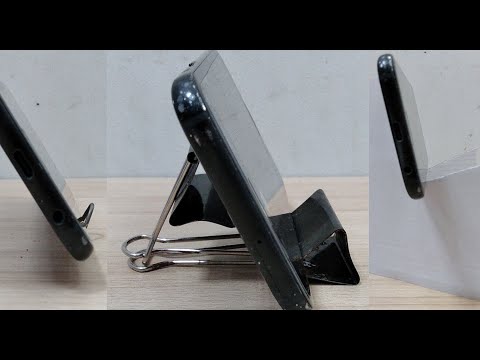 Video 3 Cách tự chế giá kệ để điện thoại trên bàn đơn giản - youtube