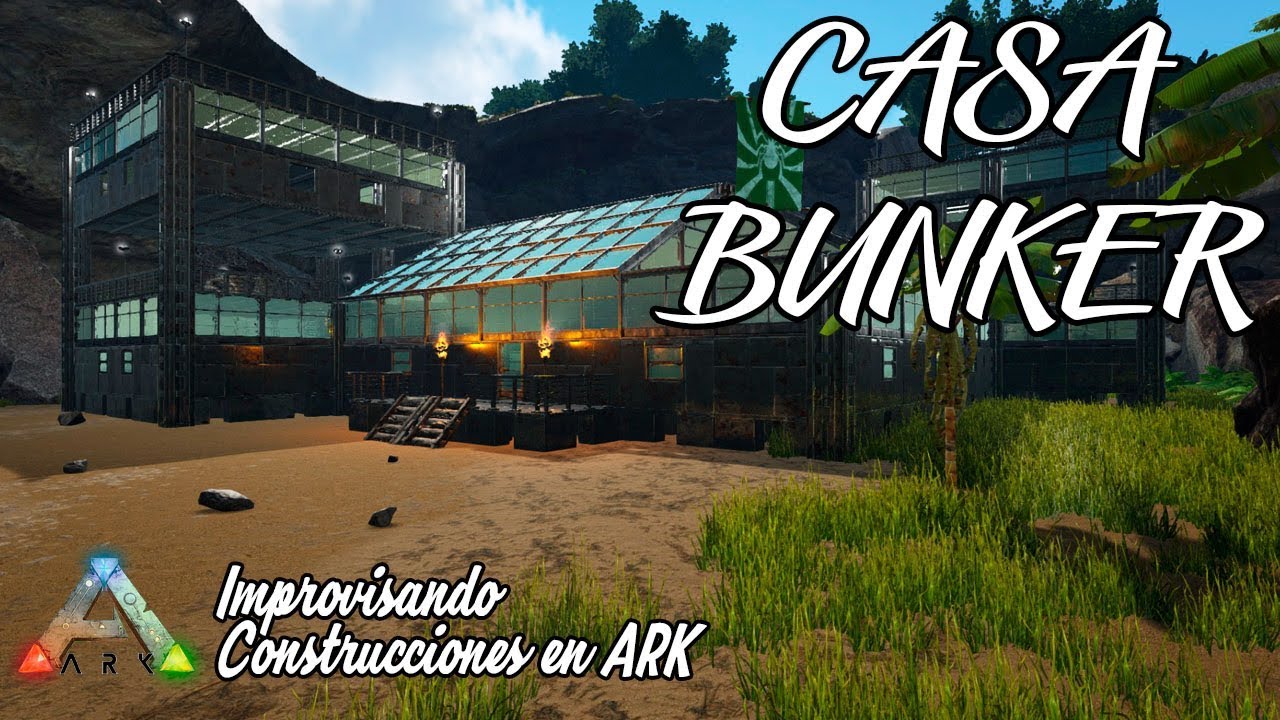 CASA BUNKER DE METAL Y CRISTAL | ARK - Improvisando Construcciones | The  Adder Experience - YouTube