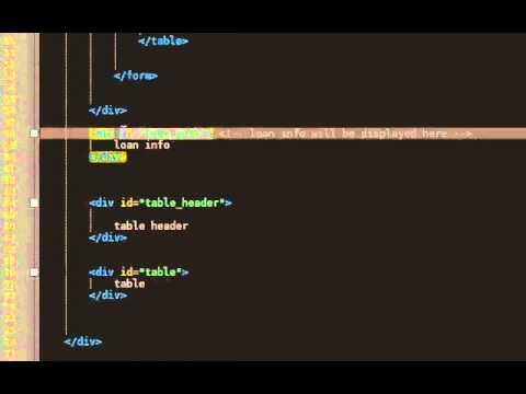 Javascript Loan Calculator - Part 3 - Writing the startOver() function