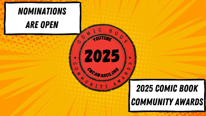 2025 Comic Book Community Nominations are Open
