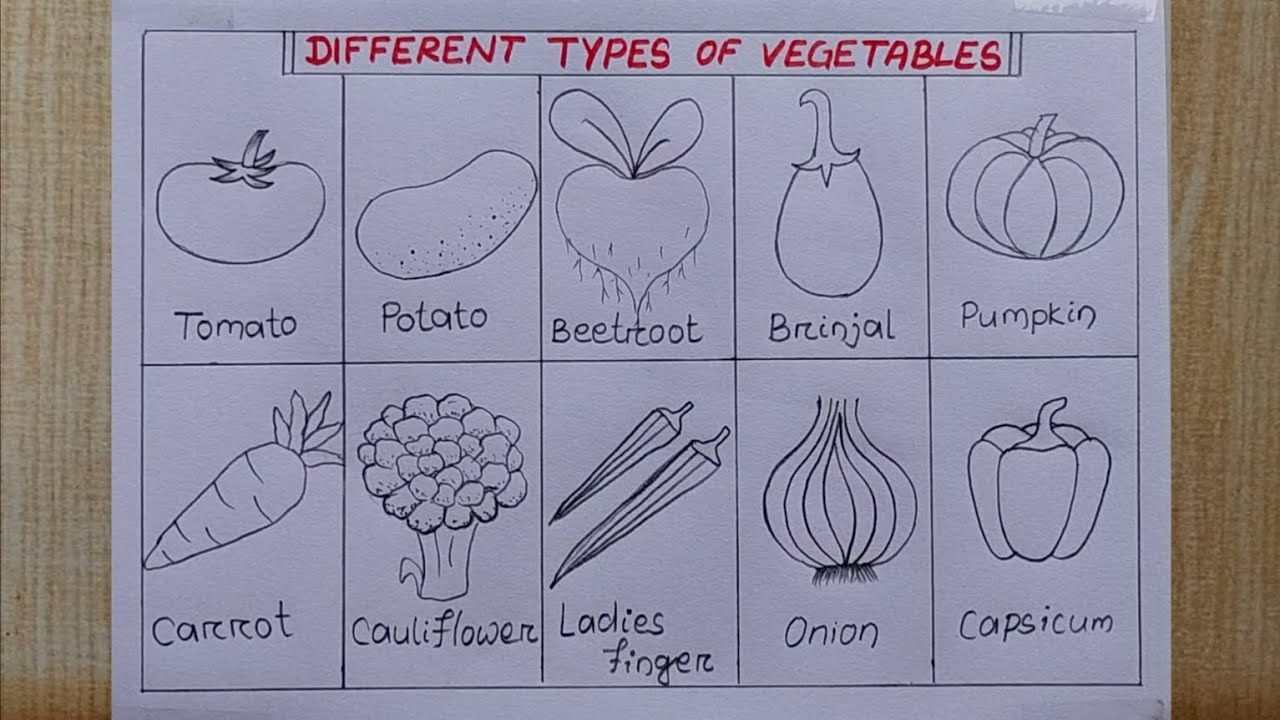 Vegetables Drawing PSD, 3,000+ High Quality Free PSD Templates for Download