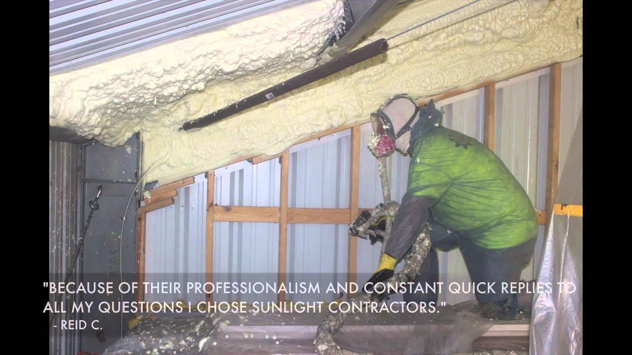 Metal Roof Steel Building Spray Foam Insulation New Orleans YouTube