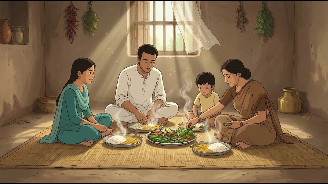 A Day in a Peaceful Village | Ghibli Inspired Rural Family Life | Family together