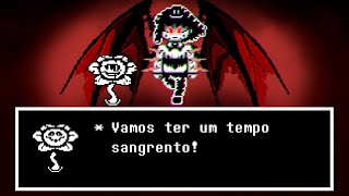 Undertale, mas Chara e Flowey se juntam contra mim