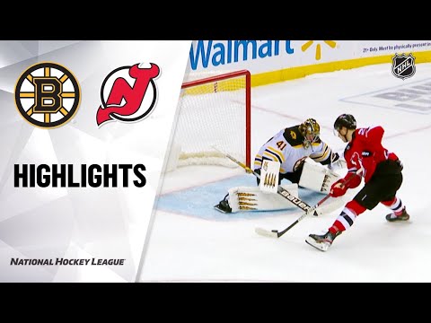 NHL Highlights | Bruins @ Devils 12/31/19