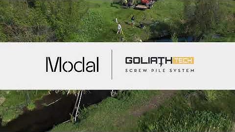 GoliathTech Helical Piles with Modal Living