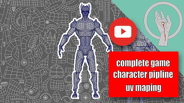 complete game character pipeline (part 4) uv maping