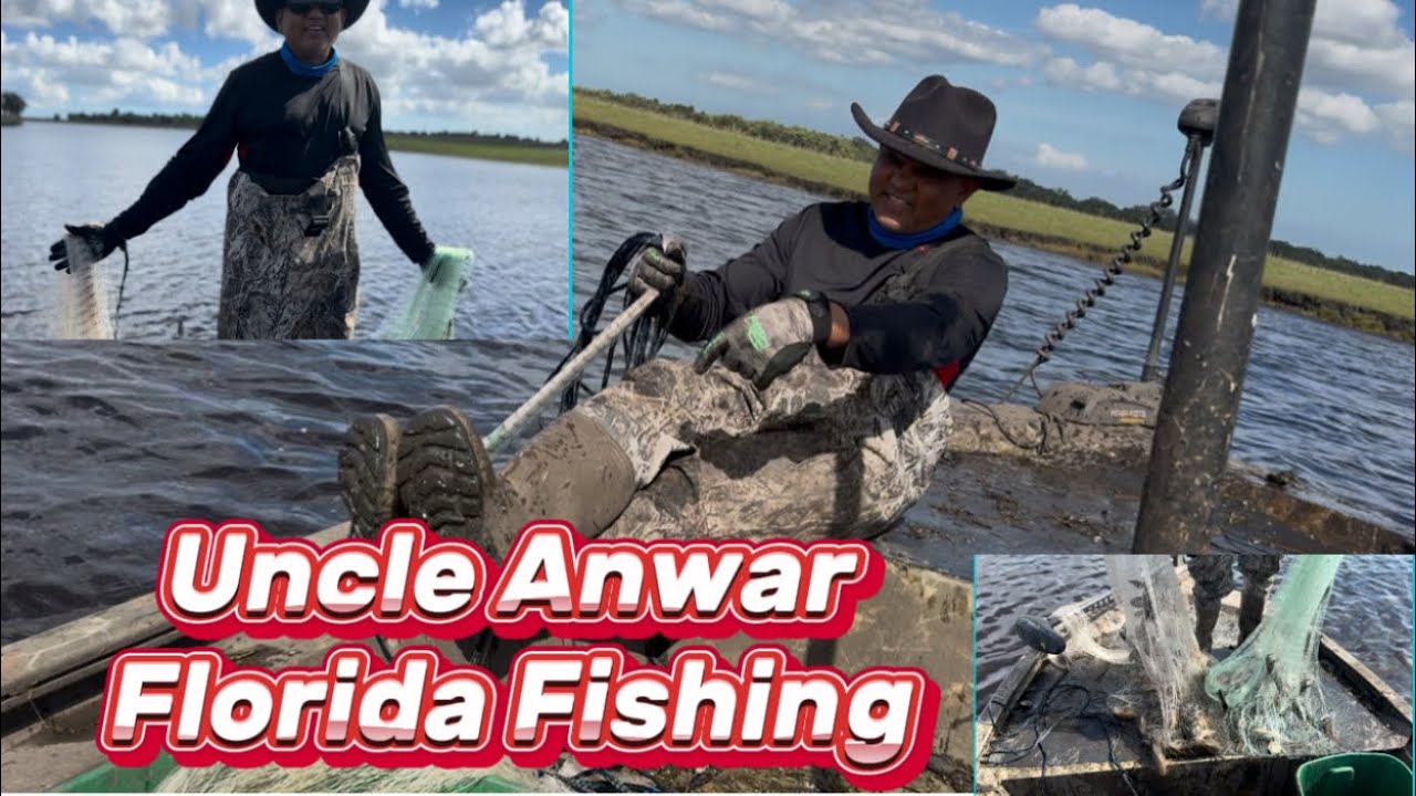 🇬🇾 UNCLE ANWAR FISHING IN THE ST JOHNS RIVER FOR HASSA AND TILAPIA ...