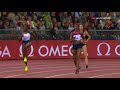 ELAINE THOMPSON RUNS DOWN THE GB 4X100M WOMEN - IAAF Diamond League Zurich 2017