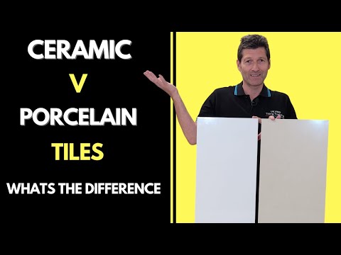 Difference between ceramic and porcelain tiles explained