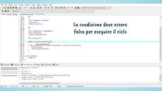 Video lezione - Ciclo per Scratch C++ Risultato