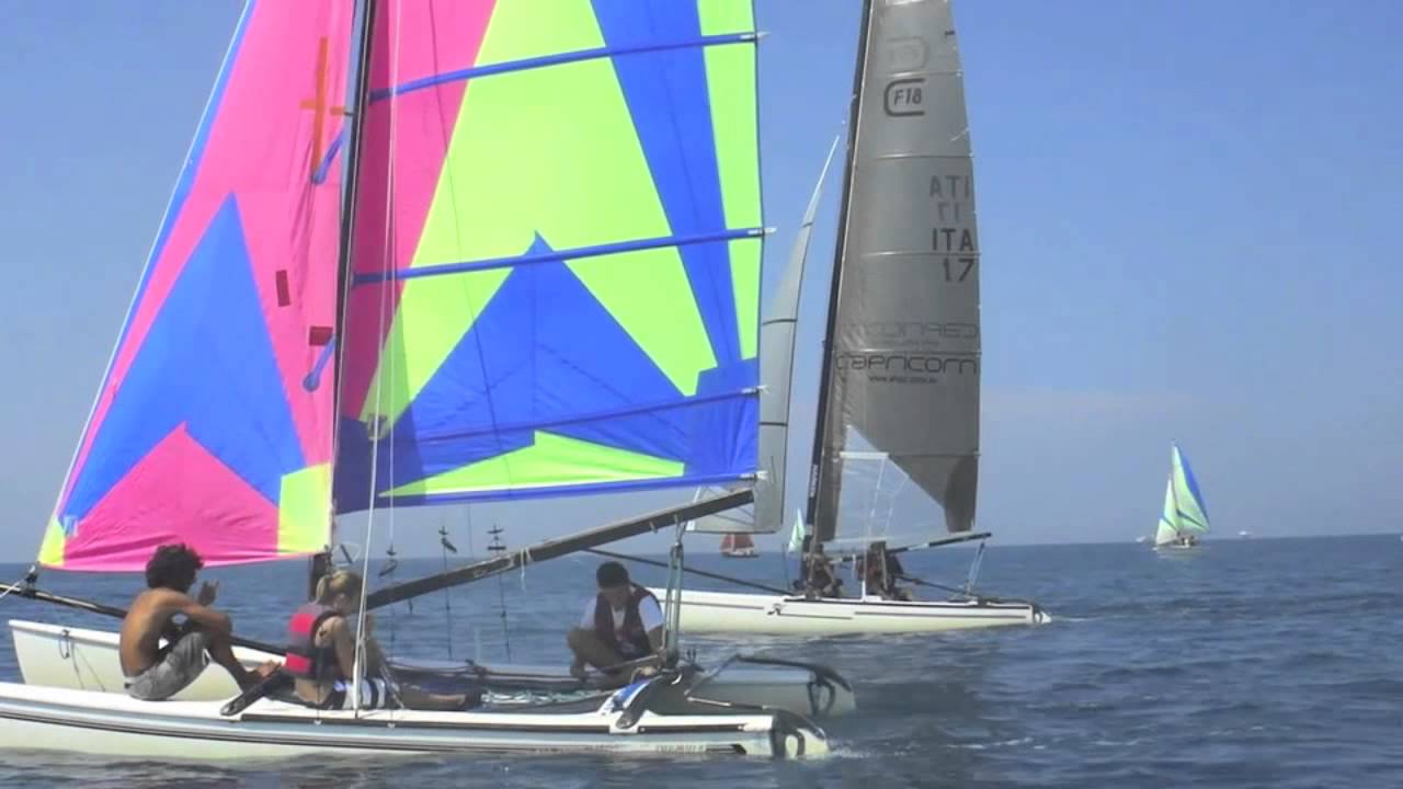 Gleitjollen-Training beim segelzentrum elba