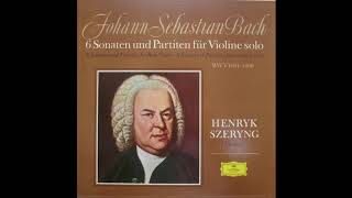 Bach 6 Sonatas And Partitas Henryk Szeryng ‎1968 LP