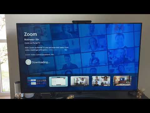 Zoom is now available in Facebook Portal TV