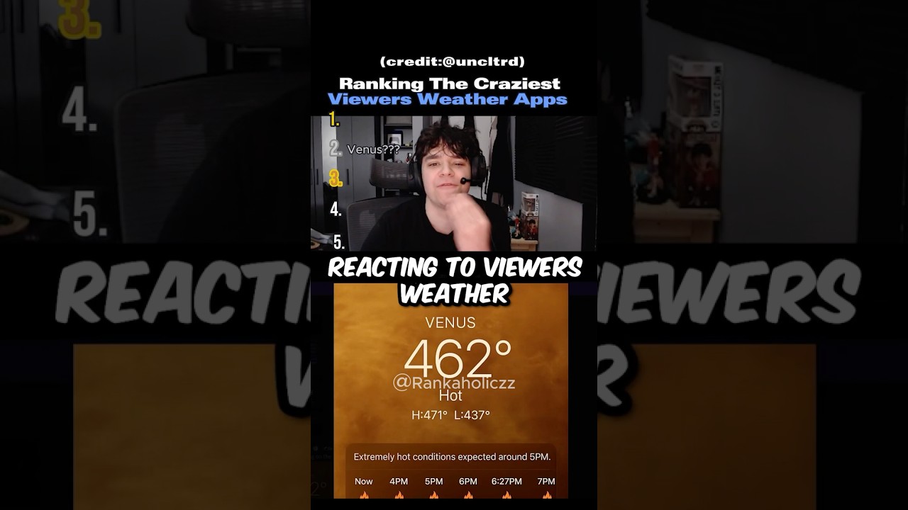 Ranking Peoples Weather Apps💀 
