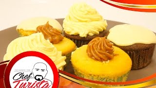 Como hacer unos esponjosos y ricos cupcakes o ponquecitos