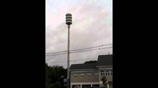 Federal Signal Modulator Siren - Alternate Wail - Manasquan NJ - HURRICANE IRENE