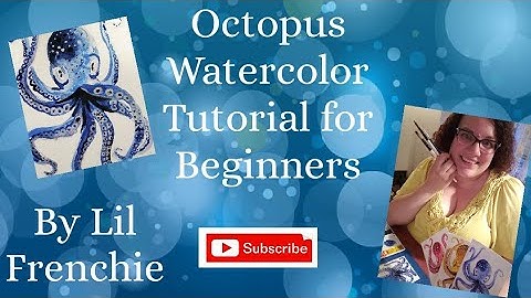Octopus Watercolor Tutorial for Beginners