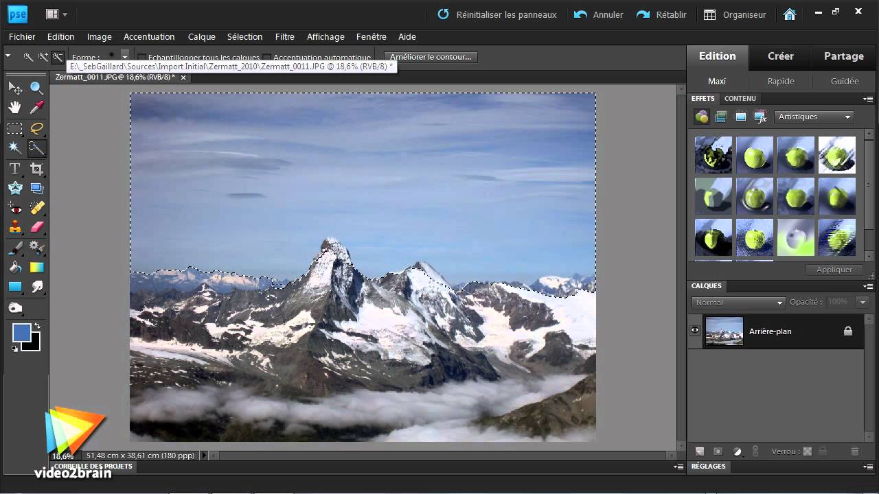 Adobe Photoshop Elements  9 Retouche standard YouTube