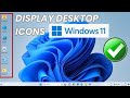 How to Show This PC, User Folder &amp; Control Panel Icons on Desktop in Windows 11