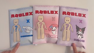 [☁️Paper diy☁️] 로블록스 산리오 코디 블라인드백 Roblox Sanrio Outfits blind bag🩵🩷💜 시나모롤, 마이멜로디, 쿠로미