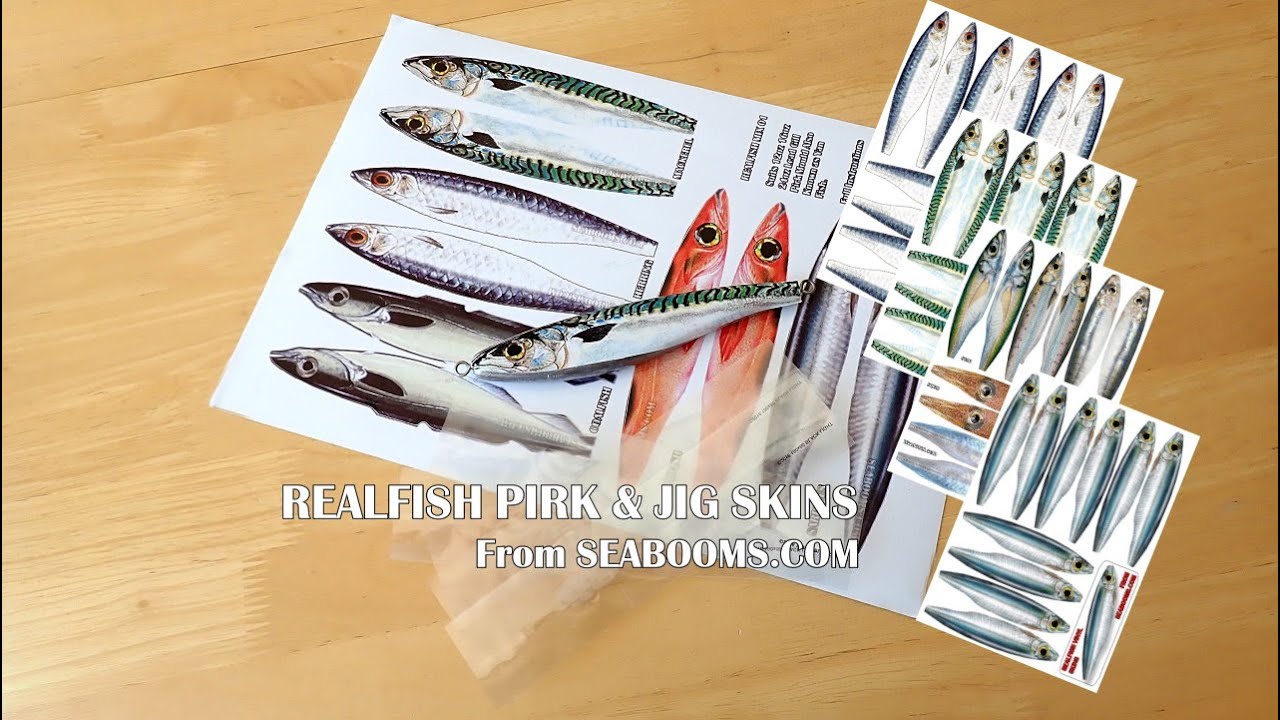 Lure making easy fit Real Fish skins for pirks and jigs how to create  professional results 