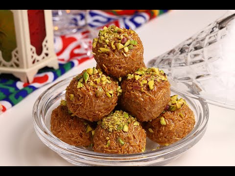 ب 2 من المكونات وفي 5 دقائق فقط حضري كرات الشعيرية حلى سهل وسريع والطعم ولا اروع