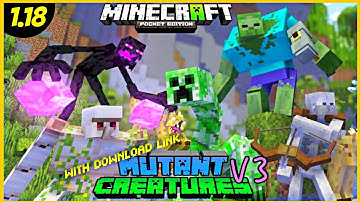 Mutant Creatures V3 Addon In Minecraft Pocket Edition 1.18 | Mutant Creatures V3 Add-on mcpe