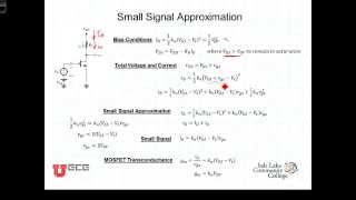 L5 5 1Small Signal Approximation FET amplifier