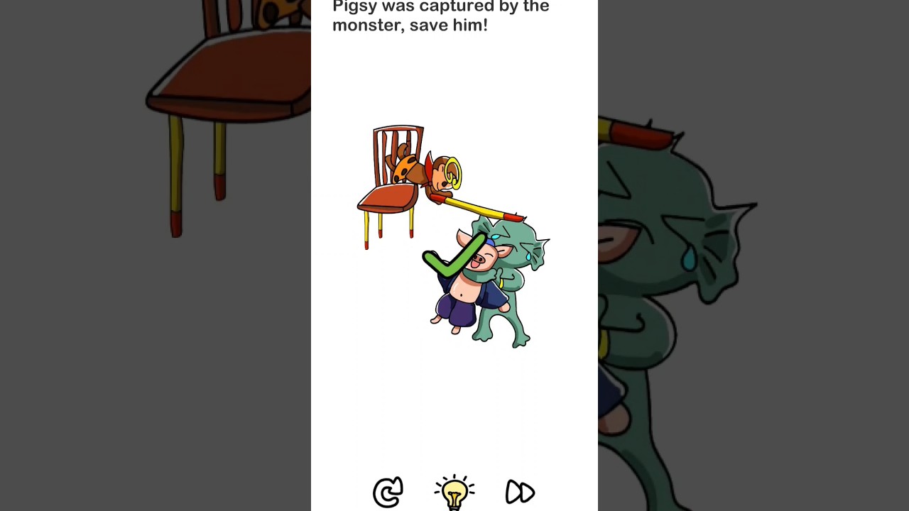 Brain Out | Level No. 152 | Pigsy was captured by the monster, save him! | Solution Short 