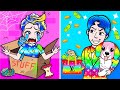 Beauty Paper Dolls - Frozen LV Guy and Smart Rainbow Puppy Story