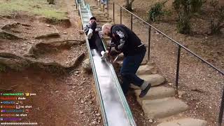 Celebrity Jess Rides the Undersized Slide: PeachJars & Friends Profile