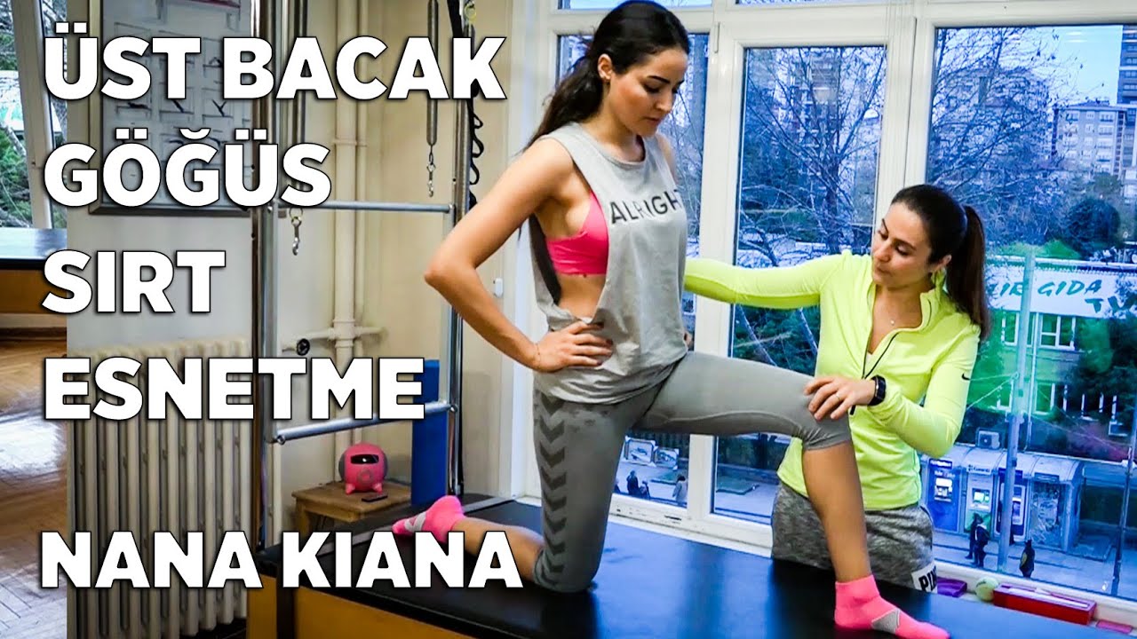 Pilates Reformer‎ - Üst Bacak-Göğüs-Sırt Esnetme