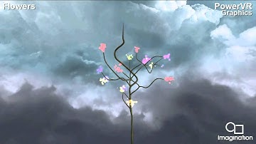 PowerVR Series5XT GPUs running Flowers demo (OpenGL ES 2.0)