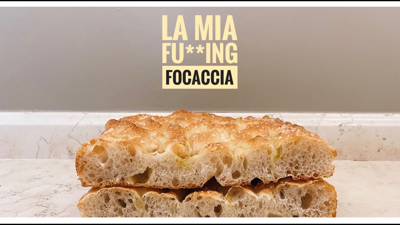 La mia FU**ING FOCACCIA - impasto a mano 70% idratazione