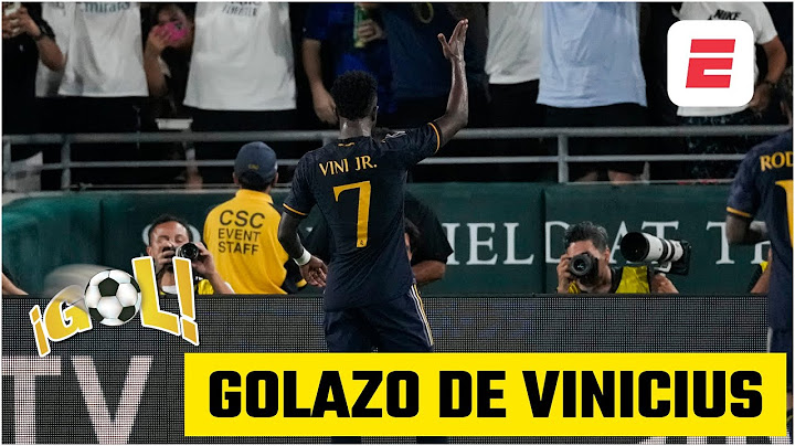 GOL DE VINICIUS. Real Madrid remonta ante el AC Milan | ESPN Deportes