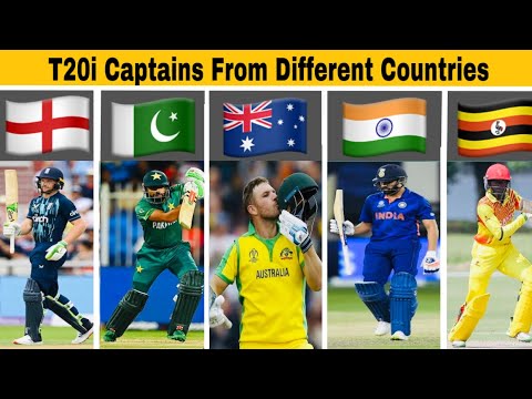 T20i Captains From Different Countries 🏏