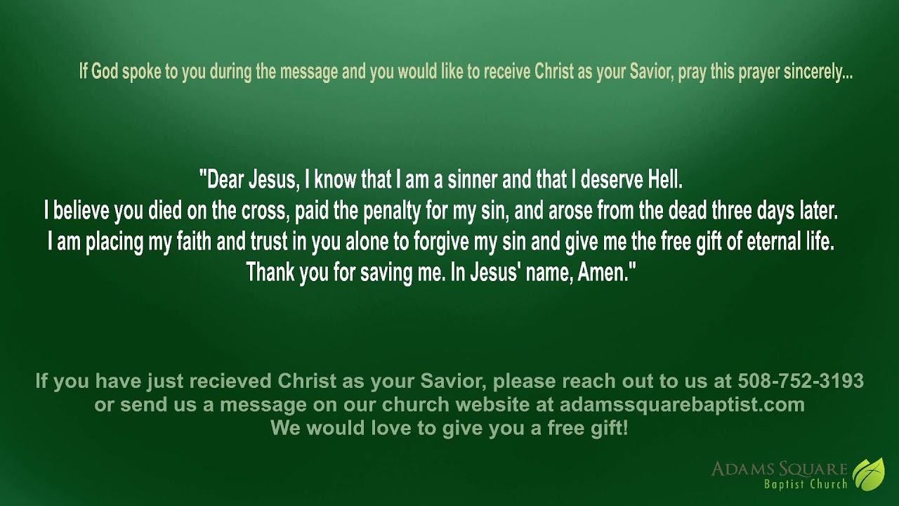 Sunday Morning Service - Pastor Casey - 08/30/26