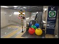 1X エスカレーター 2X エレベーター 綾瀬駅から北千住駅へ JR常磐線 & AIエスカレーター