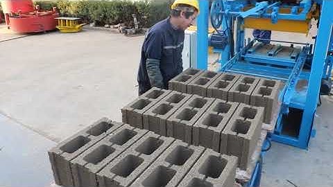 QTJ4-30C Brick Making Machinery  Hollow Blocks adobe 2021