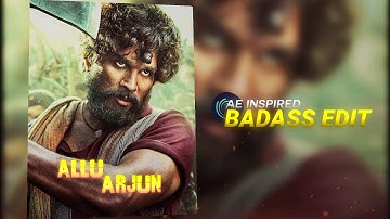 Ae inspired edit || Allu Arjun efx edit 🥵 Alight Motion Preset 👀 XML file 📌