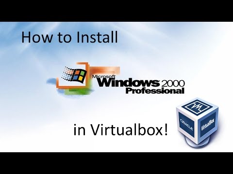 Windows 2000 Professional - Installation in Virtualbox